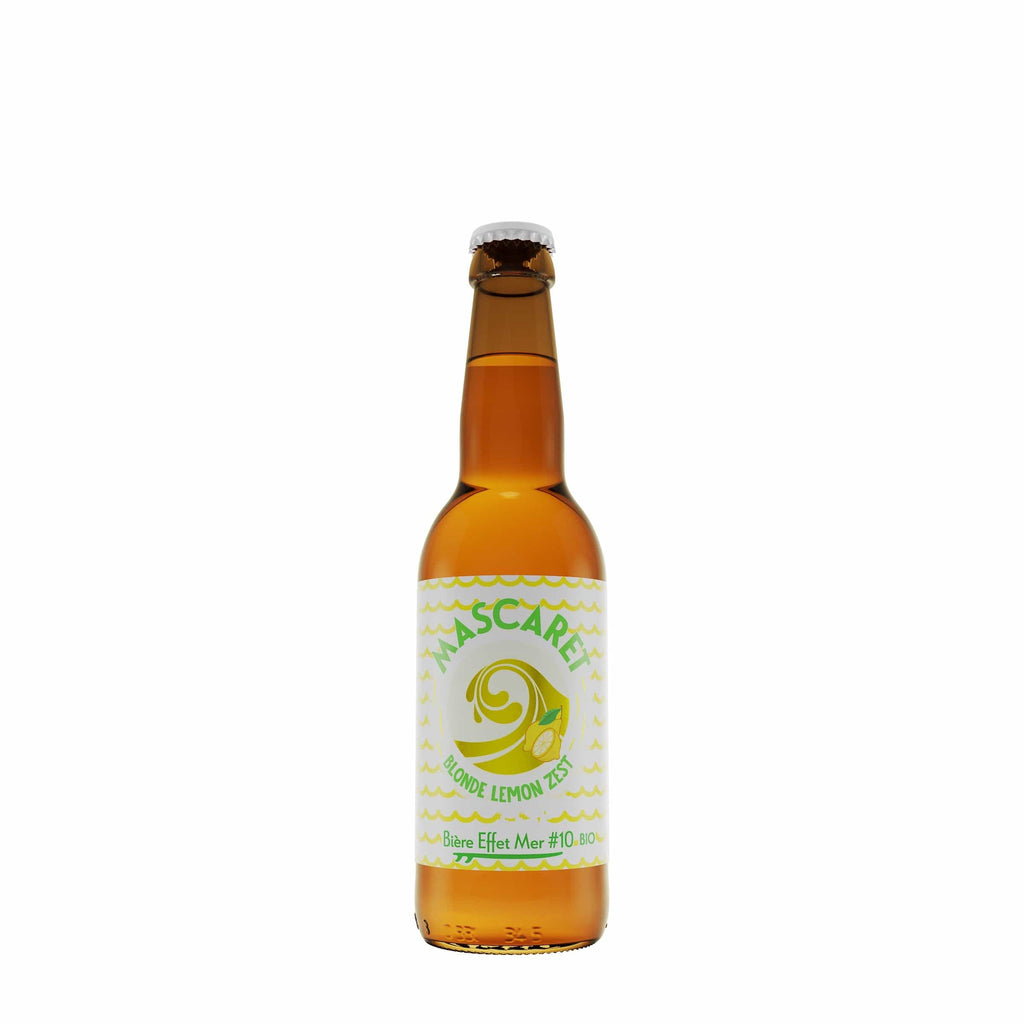 Bière Blonde "Effet Mer" - Lemon zest BIO - 33cl Brasserie Mascaret vrac-zero-dechet-ecolo-saint-andre-cubza