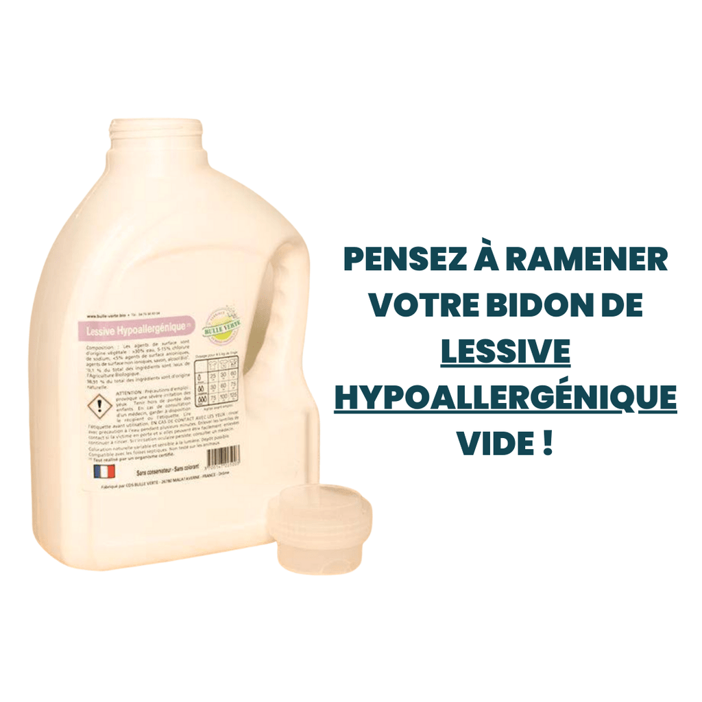 Lessive hypoallergénique écologique RECHARGE - 2L Bulle Verte vrac-zero-dechet-ecolo-saint-andre-cubza
