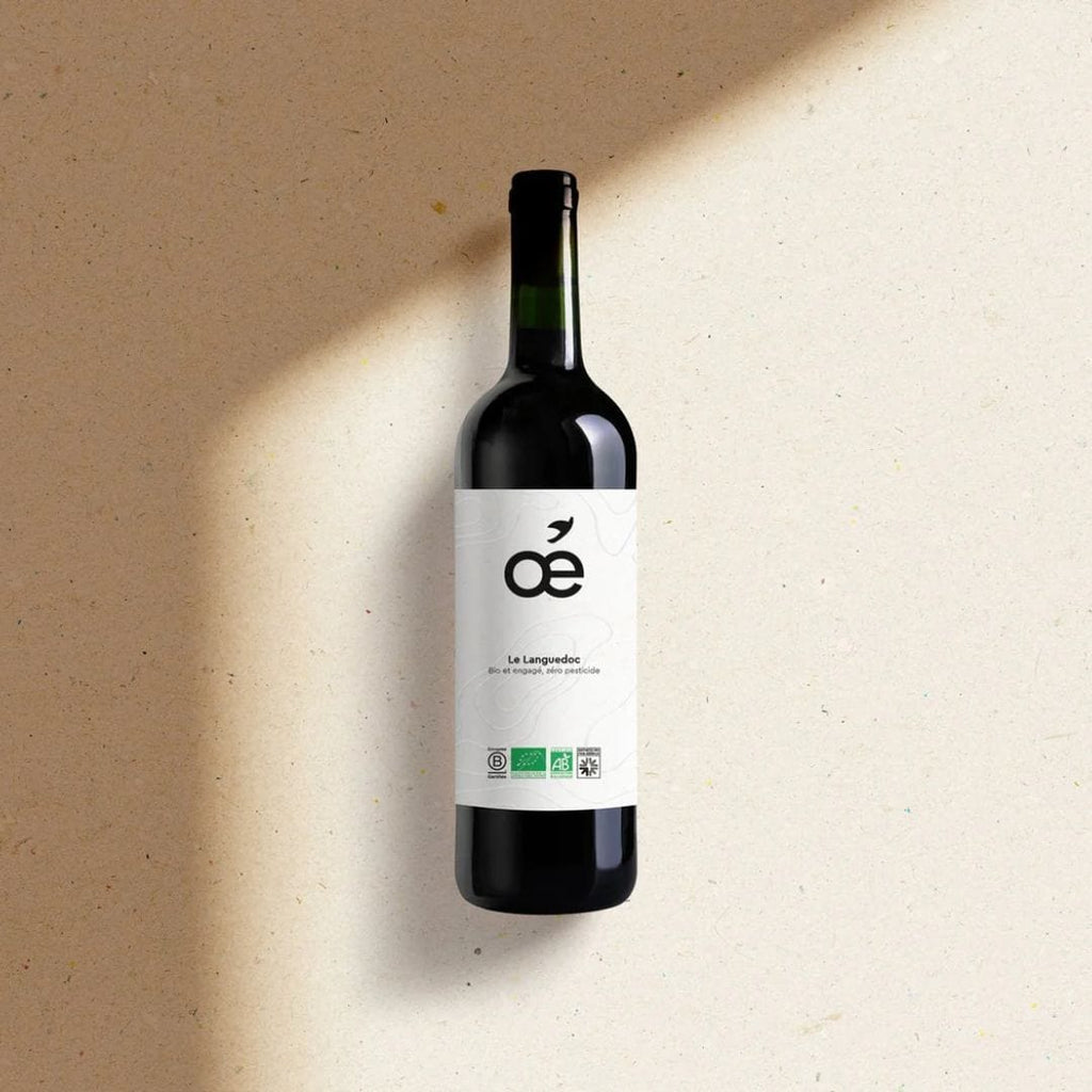 Vin rouge BIO - Le Languedoc - 75cl Oé - Le Bien par le Bon vrac-zero-dechet-ecolo-saint-andre-cubza