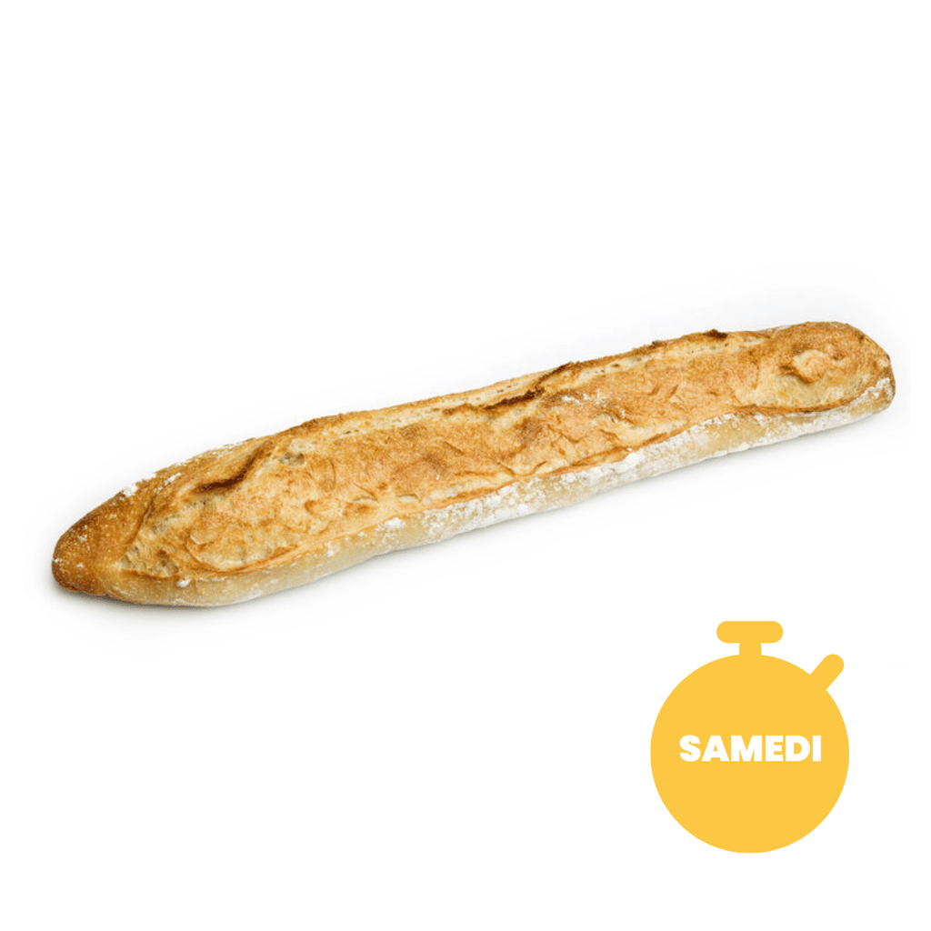 Baguette tradition (280g) - DISPO LE SAMEDI Le Fournil de Virsac vrac-zero-dechet-ecolo-saint-andre-cubza