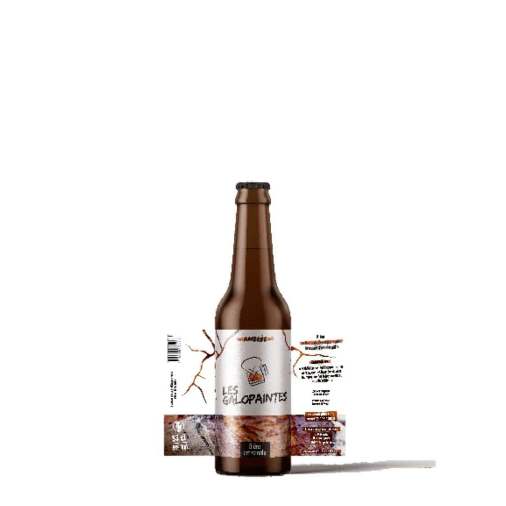 Bière artisanale ambrée Belge - Les GaloPAINtes - 33cl Les GaloPAINtes vrac-zero-dechet-ecolo-saint-andre-cubza