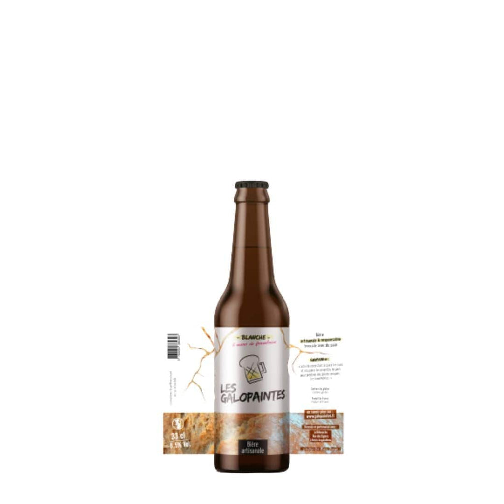 Bière artisanale blanche au marc de framboise - Les GaloPAINtes - 75cl Les GaloPAINtes vrac-zero-dechet-ecolo-saint-andre-cubza