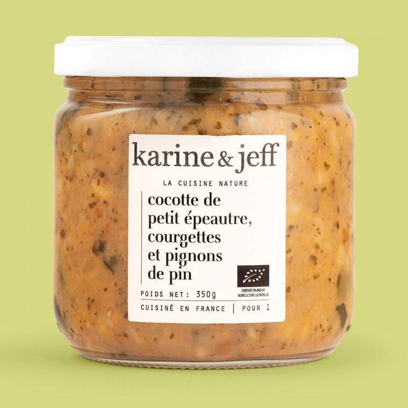 Cocotte de petit épeautre, courgettes et pignons BIO - 350g Karine & Jeff vrac-zero-dechet-ecolo-saint-andre-cubza