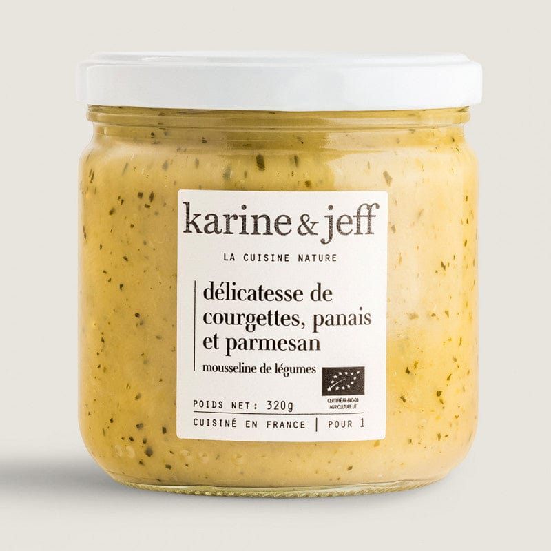 Délicatesse de courgettes, panais et parmesan BIO - 320g Karine & Jeff vrac-zero-dechet-ecolo-saint-andre-cubza