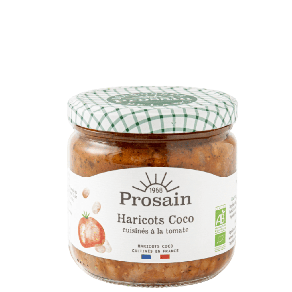 Haricots coco cuisinés à la tomate (360g) - BIO Prosain vrac-zero-dechet-ecolo-saint-andre-cubza