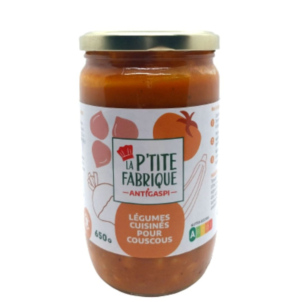 Légumes cuisinés pour couscous (650g) La P'tite Fabrique - Anti Gapsi vrac-zero-dechet-ecolo-saint-andre-cubza