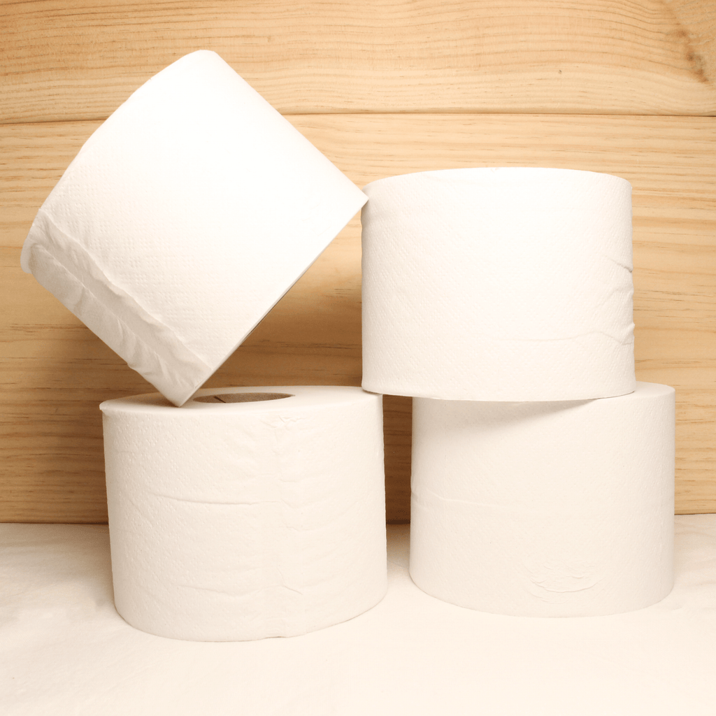 LOT DE 4 gros rouleaux de papier toilette 600 feuilles Papéco vrac-zero-dechet-ecolo-saint-andre-cubza