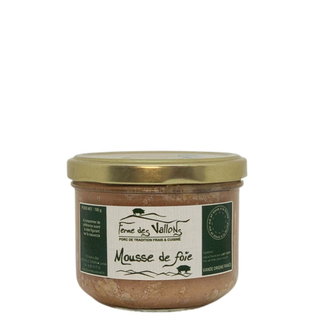 Mousse de foie - 190g Ferme des Vallons vrac-zero-dechet-ecolo-saint-andre-cubza