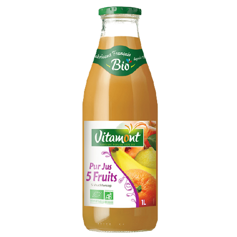 Pur jus 5 fruits (1L) - BIO Vitamont vrac-zero-dechet-ecolo-saint-andre-cubza