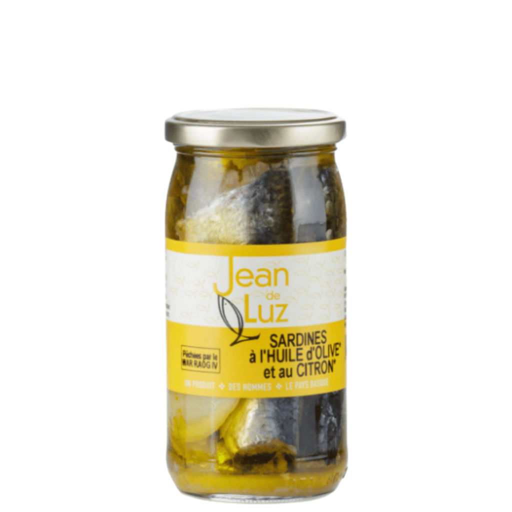 Sardines à l'huile et au citron (270g) - BIO La Conserverie Jean de Luz vrac-zero-dechet-ecolo-saint-andre-cubza