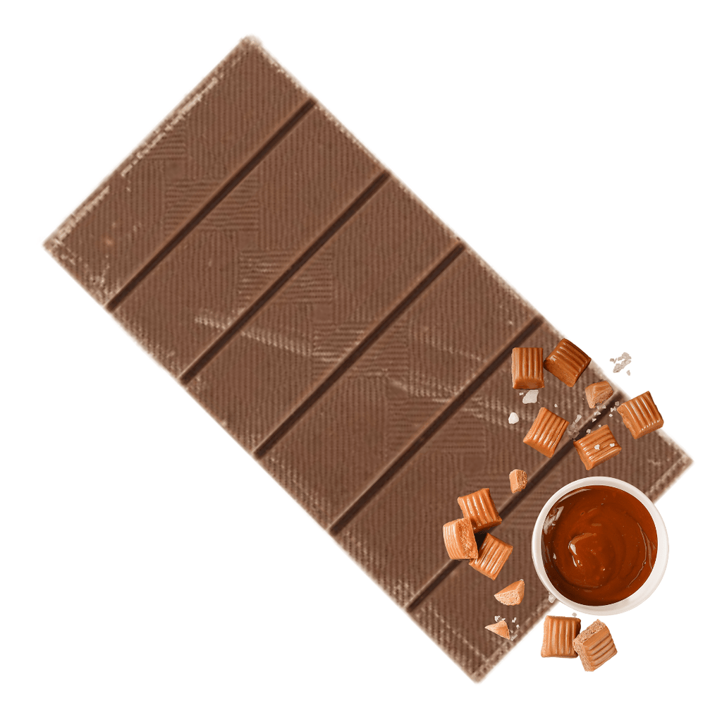 Tablette de chocolat au LAIT caramel beurre salé (70g) - BIO Supersec vrac-zero-dechet-ecolo-saint-andre-cubza