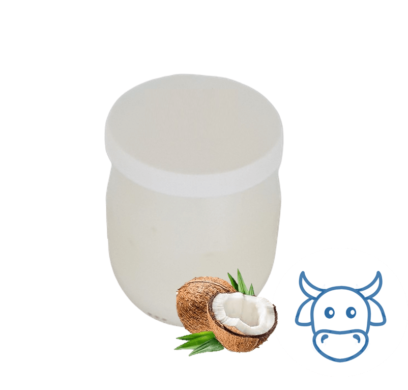Yaourt aromatisé noix de coco (125g) L'atelier du lait vrac-zero-dechet-ecolo-saint-andre-cubza